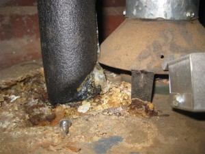 water heater gas spillage